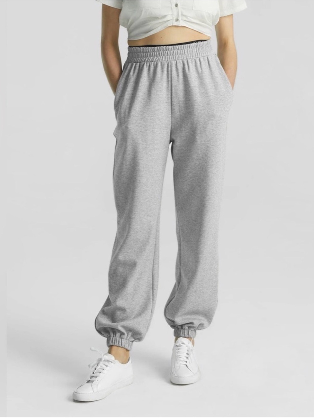 OGL Women's Double Waistband Jogger Sweatpants | Fleece Lined | Small